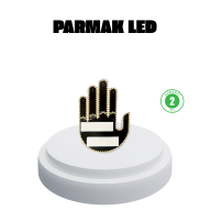 176 LED Amber Renkli El Hareketiyle Kontrol Edilen Motosiklet Dönüş Sinyali