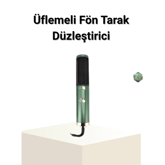 Seramik Plakalı Saç Düzleştirici – 200°C Ayarlanabilir Isı, İyon Teknolojisi