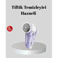 Şarjlı Tiftik Temizleyici – Çıkarılabilir Hazneli, Anti-Statik Fırçalı, USB Şarjlı