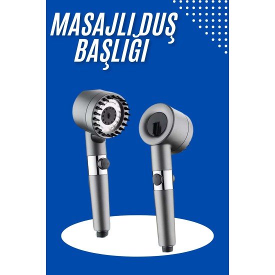 Masaj Etkili Duş Başlığı Yeni Nesil Çok Fonksiyonlu Ayarlanabilir Filtreli Masaj Etkili Duş Başlığı Yeni Nesil Çok Fonksiyonlu Ayarlanabilir Filtreli