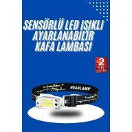 Kafa Lambası, Su Geçirmez Kafa Feneri 3 Mod Aydınlatma