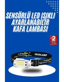 Kafa Lambası, Su Geçirmez Kafa Feneri 3 Mod Aydınlatma