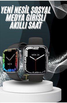 Yeni Model Akıllı Saat Dokunmatik Ekran Unisex Amoled Ekran 44 mm