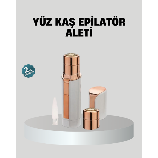 Kadınlar İçin Yüz ve Kaş Epilatörü – Hassas Cilt Dostu, Pil ile Çalışan, Taşınabilir ve Şık Tasarım