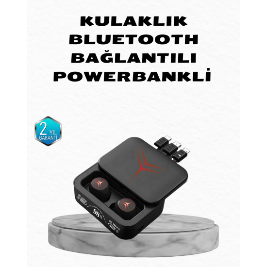 Powerbank Özellikli Bluetooth Kablosuz Kulaklık – Dokunmatik Kontrol, Uzun Pil Ömrü, Ergonomik Tasarım