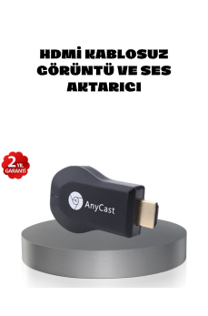 M9 Plus Kablosuz HDMI Görüntü Aktarıcı – Tak Çalıştır, iOS Android Windows Uyumlu