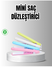 Taşınabilir Seramik Kaplama Mini Saç Düzleştirici – Seyahat ve Günlük Kullanım İçin İdeal