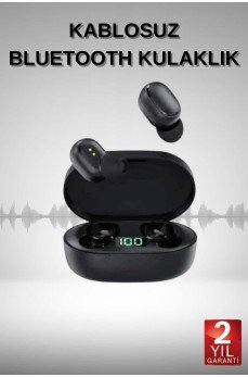 TWS Bluetooth Kulaklık Kulak İçi Kablosuz Dijital Göstergeli Çağrı Cevaplayabilen TWS Bluetooth Kulaklık Kulak İçi Kablosuz Dijital Göstergeli Çağrı Cevaplayabilen