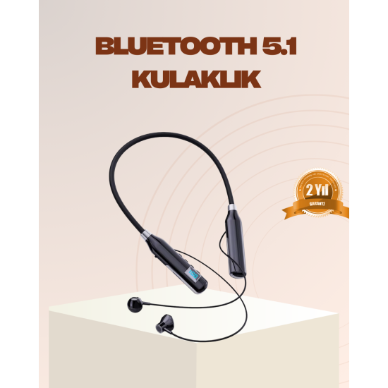 Bluetooth 5.3 Rainbow Işıklı Kulak Üstü Kablosuz Kulaklık