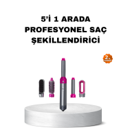 5’i 1 Arada Saç Şekillendirme Seti Negatif İyon Teknolojili ve Hızlı Kurutmalı