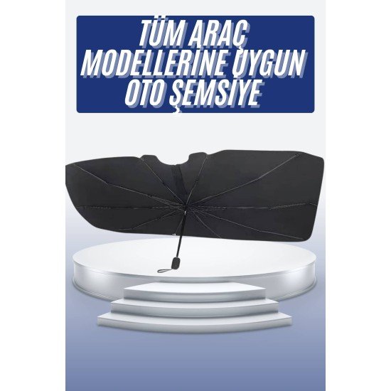 Oto Ön Cam Güneşliği Otomatik Katlanabilir Gölgelik Oto Cam Şemsiye