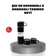 500 ml Paslanmaz Çelik Termos Seti – Sızdırmaz, Vakumlu, Isı Koruma Özellikli, Taşınabilir Termos