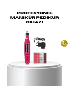 Profesyonel Tırnak Matkap Makinesi – USB Şarjlı, Ayarlanabilir Hız, Düşük Titreşimli ve Sessiz Çalışma