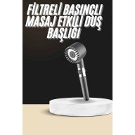 Duş Başlığı Profesyonel Masaj Başlıklı 3 Modlu Yeni Nesil Masaj Uçlu Su Tasarruflu Duş Başlığı Profesyonel Masaj Başlıklı 3 Modlu Yeni Nesil Masaj Uçlu Su Tasarruflu