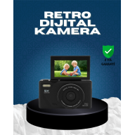 5K UHD Dijital Kamera 75MP Sensör 18x Zoom Stabilizasyonlu