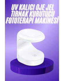 Seyehat Tipi Mini Oje Kurutucu Ultraviole Mor Işık Protez Tırnak Kurutucu