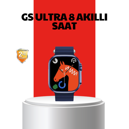 Akıllı Saat 360 mAh Çoklu Spor Modlu Lacivert Siyah Kordon