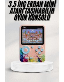 3 İnç Ekran 500 Oyunlu Game Box Mini Taşınabilir Oyun Konsolu