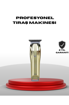 Profesyonel Saç ve Sakal Kesme Tıraş Makinesi USB Şarjlı Güçlü Motorlu