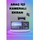 1080P 3 Lensli WİFİ Araç İçi Kameralı Ekran DVR Kaydedici Gece Görüşlü