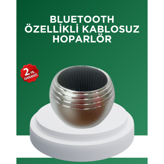 Mini Bluetooth Hoparlör TWS Özellikli Taşınabilir Güçlü Ses