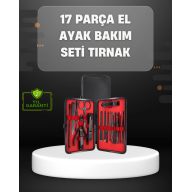 17 Parçalık Profesyonel Manikür Seti – Paslanmaz Çelik