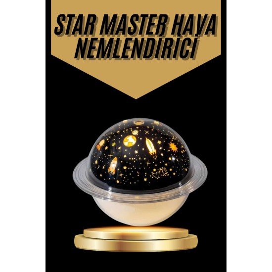 Hava Nemlendirici Renk Değiştiren Oda Kokusu Yıldızlı Projektör Hava Nemlendirici Renk Değiştiren Oda Kokusu Yıldızlı Projektör
