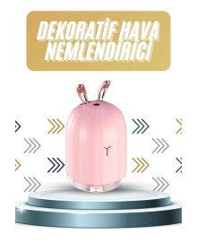 Led Işıklı Hava Nemlendirici Buhar Makinesi Dekoratif Aromaterapi