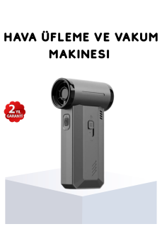 130000 RPM Çok Fonksiyonlu Şarjlı Hava Üfleme ve Vakum Temizlik Cihazı