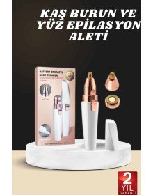 Kaş Burun Ve Yüz Epilasyon Aleti Kablosuz Şarjlı Kökten Alan Epilasyon Aleti