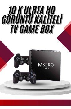 10K Ultra Hd Video Oyun Konsolu Android Tv Box 2.4g Game Stick