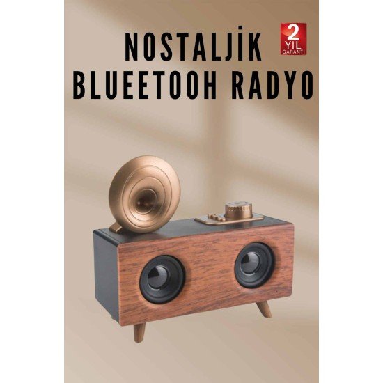Nostaljik Radyo Bluetooth Bağlantılı Şarjlı Yüksek Ses Kaliteli Nostaljik Radyo Bluetooth Bağlantılı Şarjlı Yüksek Ses Kaliteli
