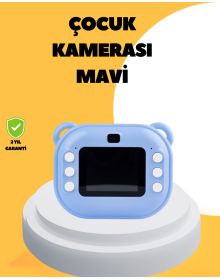 Anında Baskı Özellikli Şipşak Kamera – 24MP HD Çift Lensli, 32GB Hafızalı