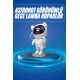 Projeksiyon Astronot Lamba Speaker Sevimli Astronot Bluetooth Hoparlör