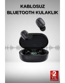 Bluetooth Kulaklık Dijital Göstergeli Yüksek Ses Kaliteli Uzun Pil Ömrü