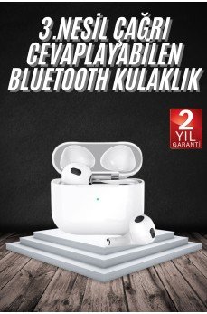 Bluetooth Kulaklık 3. Nesil Ios Android Uyumlu Yeni Nesil Wireless Charge