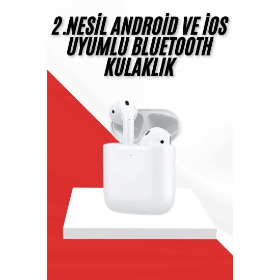 2. Nesil Bluetooth Android ve İOS Uyumlu Kablosuz Kulaklık Çağrı Cevaplama 2. Nesil Bluetooth Android ve İOS Uyumlu Kablosuz Kulaklık Çağrı Cevaplama