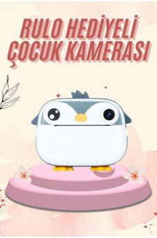 Dijital HD Video Kamera Çocuk Fotoğraf Makinesi  Anlık Termal Rulo