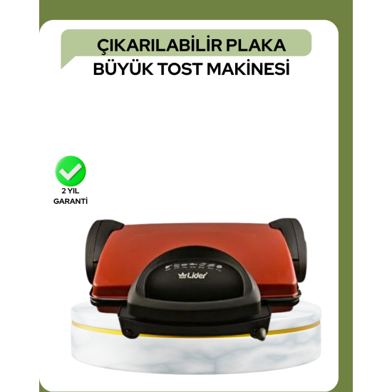 2000 Watt Teflon Tost Makinesi – Geniş Plaka, Ayarlanabilir Isı, Kolay Temizlik 2000 Watt Teflon Tost Makinesi – Geniş Plaka, Ayarlanabilir Isı, Kolay Temizlik