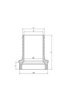 1''lik Sarı Hortum Rakoru