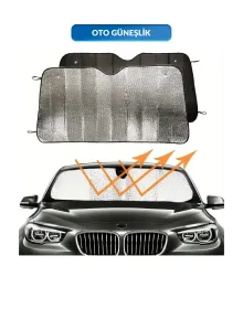 Katlanabilir Ön Cam Güneşlik Isı Önleyici Araç Perdesi Volkswagen Passat Peugeot 3008 Skoda Superb Nissan Qashqai