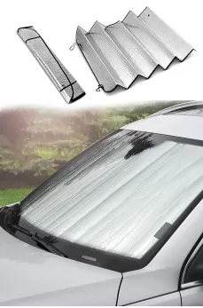 Katlanabilir Oto Ön Cam Güneş Koruma Isı Yalıtımlı Peugeot 3008 Nissan Qashqai Honda Civic Volkswagen Passat
