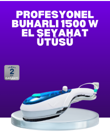 Kompakt Seyahat Tipi Buharlı Ütü Pratik Kırışıklık Açıcı