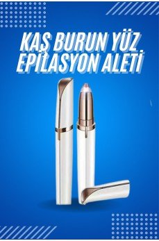 Yüz Epilatör Kıl Kaş Bıyık Tüy Alma Aleti Kaş Bıyık Alma Epilatörü