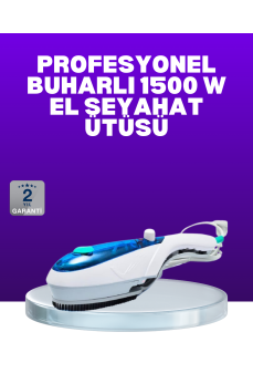 Buharlı Pratik Ütü Seyahat Tipi Kırışıklık Giderici