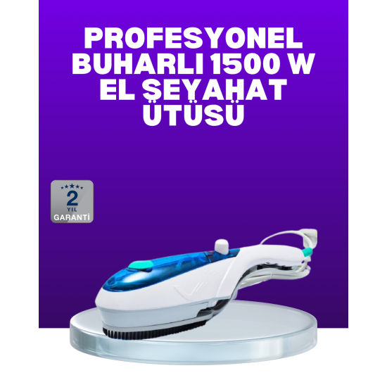 Buharlı Pratik Ütü Seyahat Tipi Kırışıklık Giderici