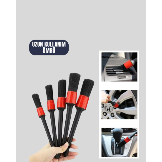 Yumuşak Kıllı Araç Bakım Fırça Takımı Yumuşak Kıllı Araç Bakım Fırça Takımı