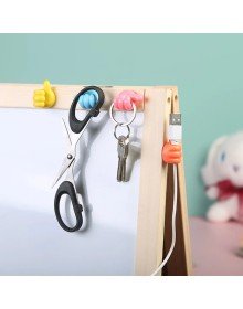 10 Adet Renkli Ok İşareti Kablo Sabitleyici Klipsler Kablo Düzenleyici Tutucu Yapışkanlı Askı