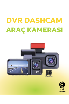 1080p Ön, 720p Arka ve İç Kamera ile %100 Kapsama – Gece Görüşlü Araç Kamerası