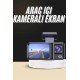 1080p Sürüş Kaydedici 2 İnç Araç Araba Ön İç Arka DVR IPS Ekran